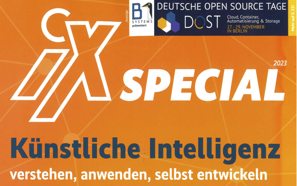 ix Special Künstliche Intelligenz